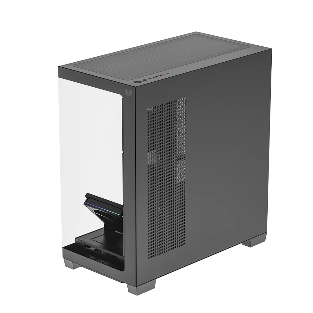 Gabinete Balam Rush Tank Polar 7900, Midi-Tower, ATX/Micro-ATX/Mini-ITX, USB 2.0/3.0, sin Fuente, 5 Ventiladores Instalados, Negro. 