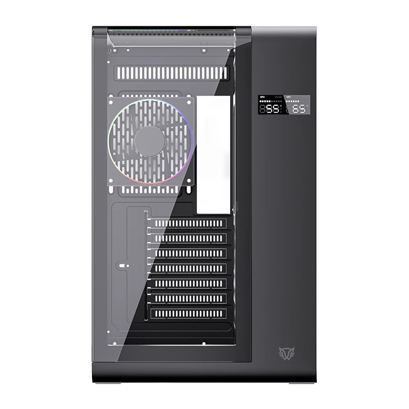 Gabinete Balam Rush Tank Expert Curve 7400/, Midi-Tower, ATX/Micro-ATX/Mini-ITX, USB 2.0/3.0, sin Fuente, 4 Ventiladores Instalados, Negro