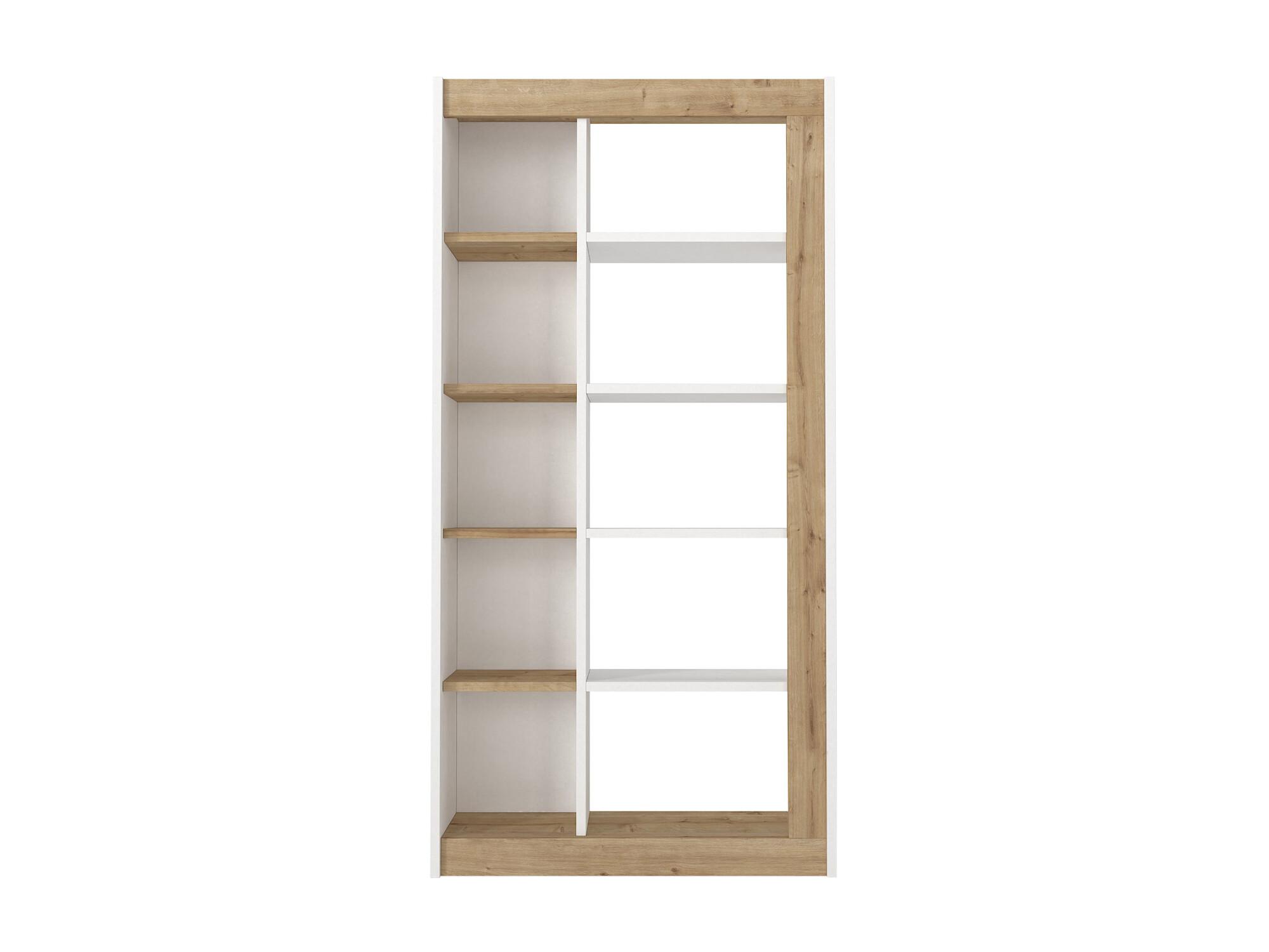 Librero Biblioteca con 10 estantes Blanco con Mérida
