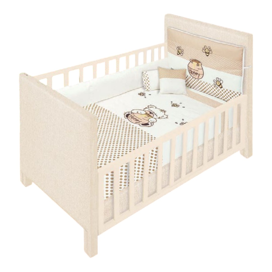 Juego de cama con edredón para cama-cuna corral HONEY