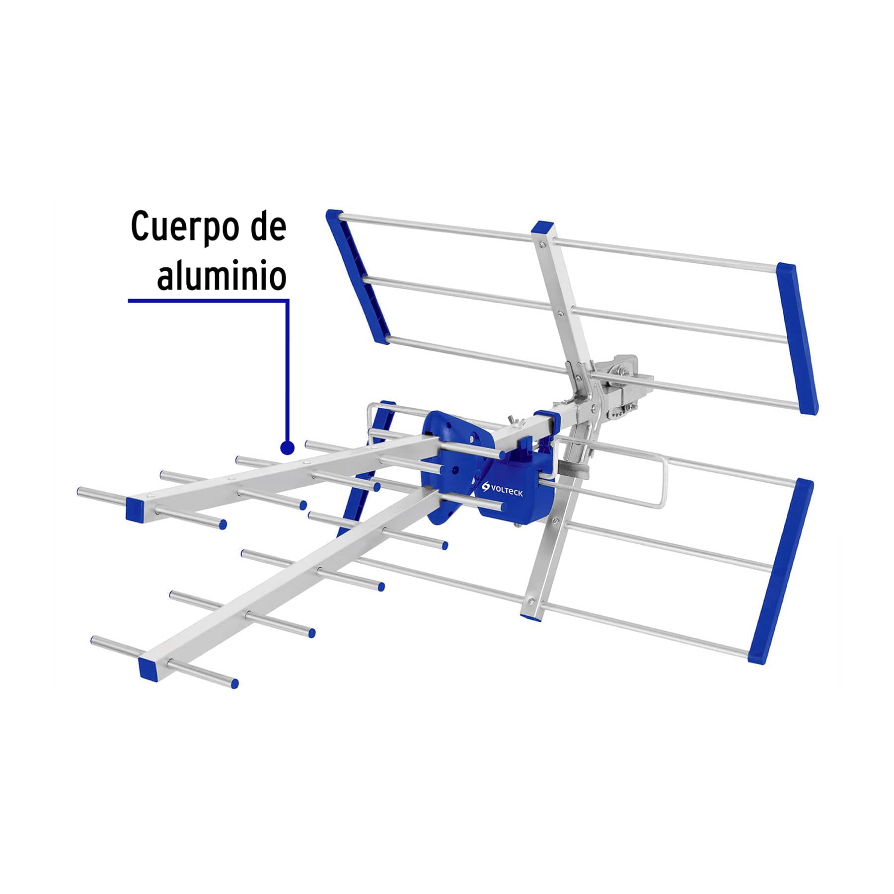 Antena aérea para TV HD, 17 elementos, Volteck
