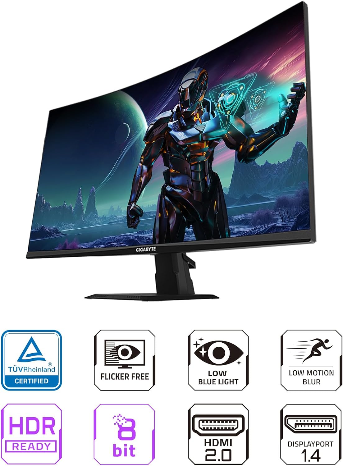 Monitor Gamer Gigabyte Con Pantalla De 27 180hz 127v Y Resolución Full Hd Gs27fc