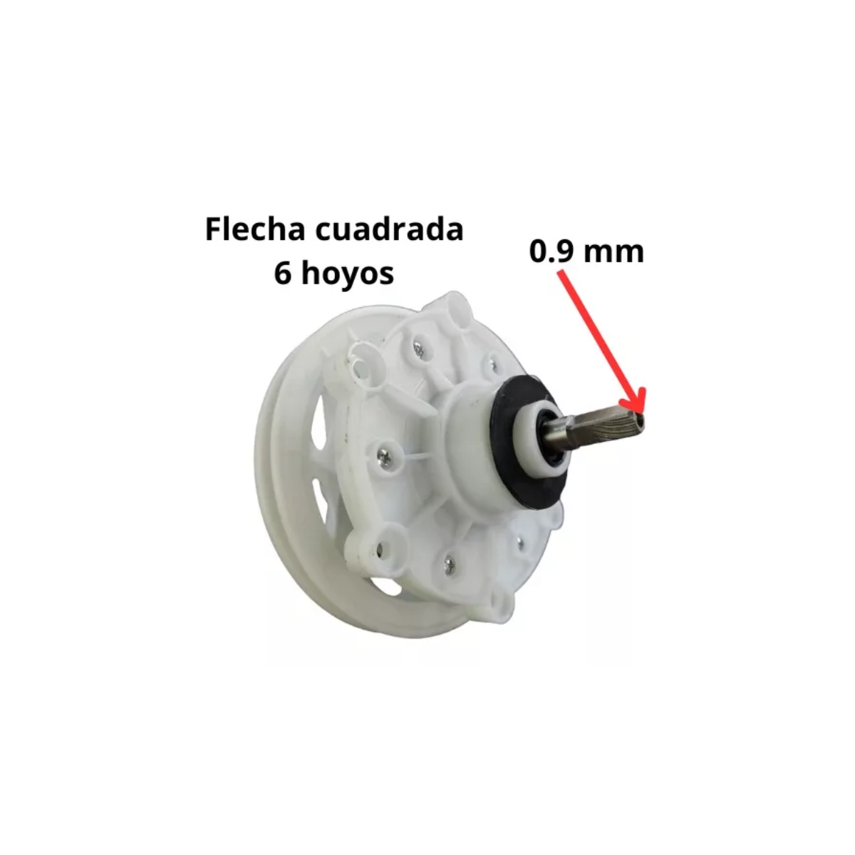 Transmision Para Lavadora Daewoo Flecha Corta 6 Tornillos