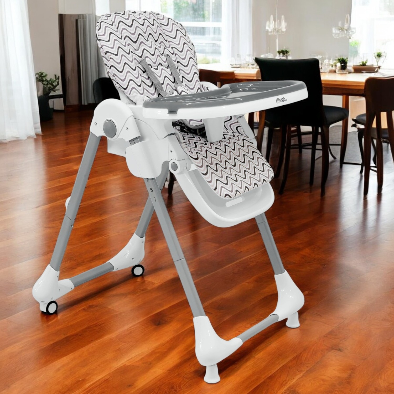Silla Periquera Bebe Convertible Altura Ajustable 6-36 Meses