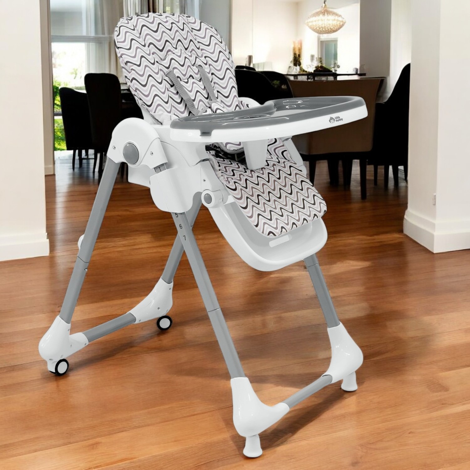 Silla Periquera Bebe Convertible Altura Ajustable 6-36 Meses