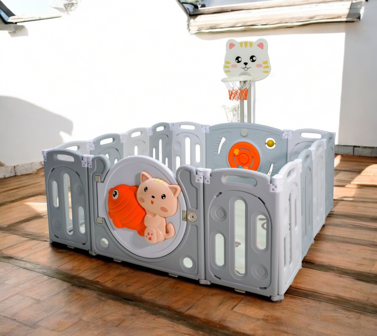 Corral Seguridad Bebe Plegable Area Infantil Gimnasio Juegos