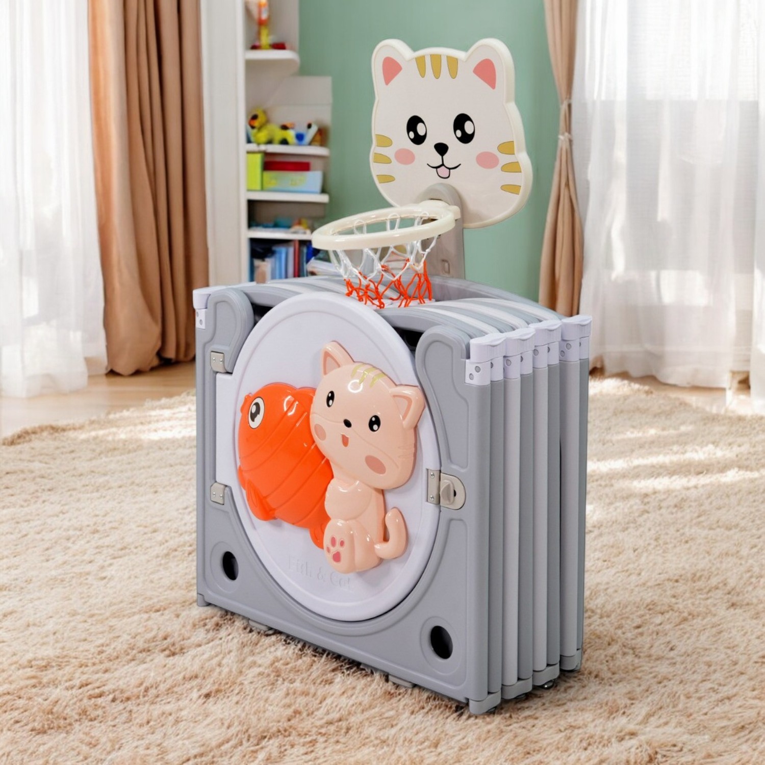 Corral Seguridad Bebe Plegable Area Infantil Gimnasio Juegos