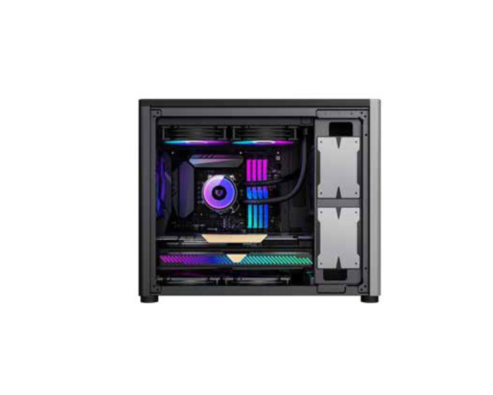 Gabinete Balam Rush Eris Special GI985 con Ventana, Micro-Tower, Micro-ATX/Mini-ITX, USB 3.0, sin Fuente, sin Ventiladores Instalados, Gris. 