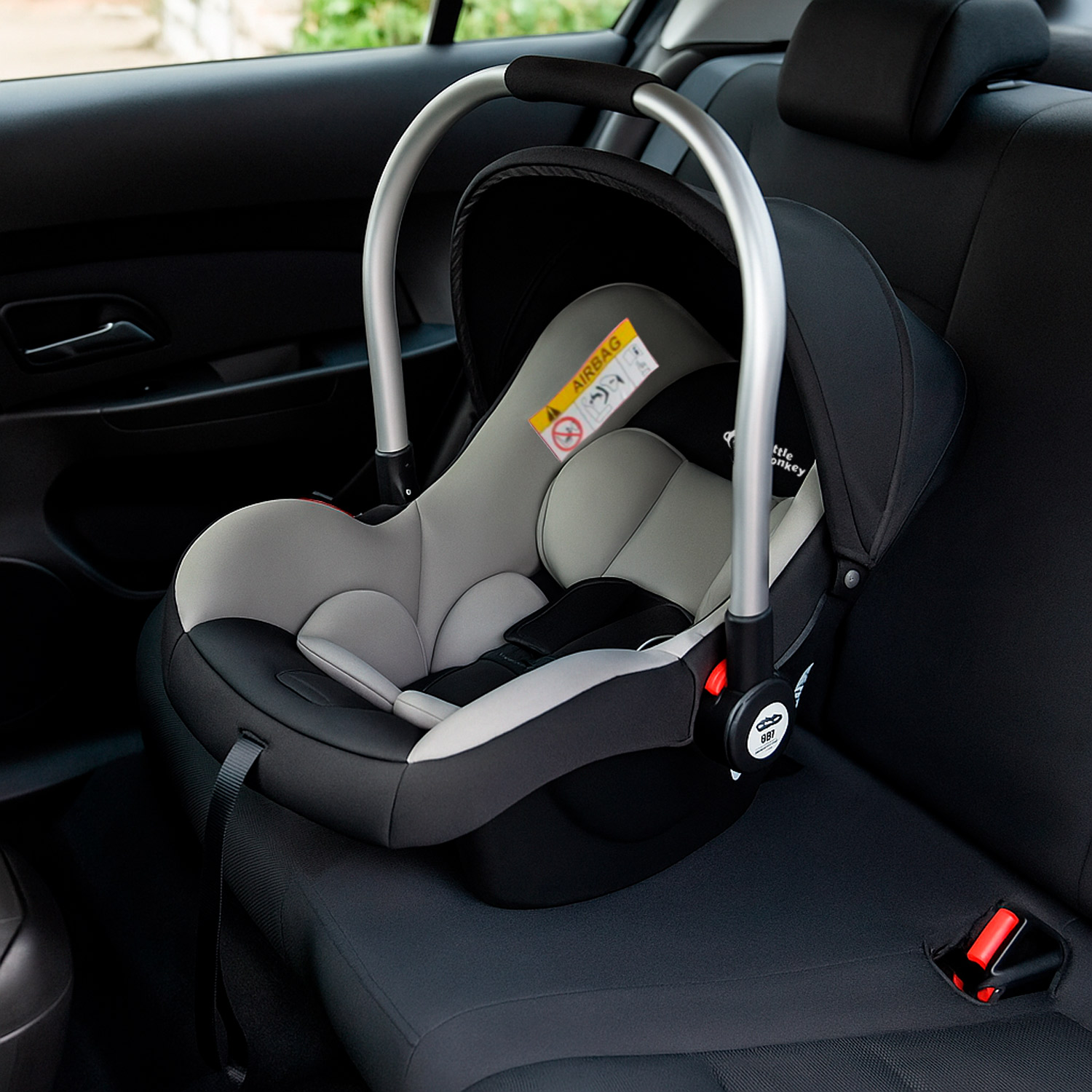 Asiento Para Bebé Tipo Moises Gris