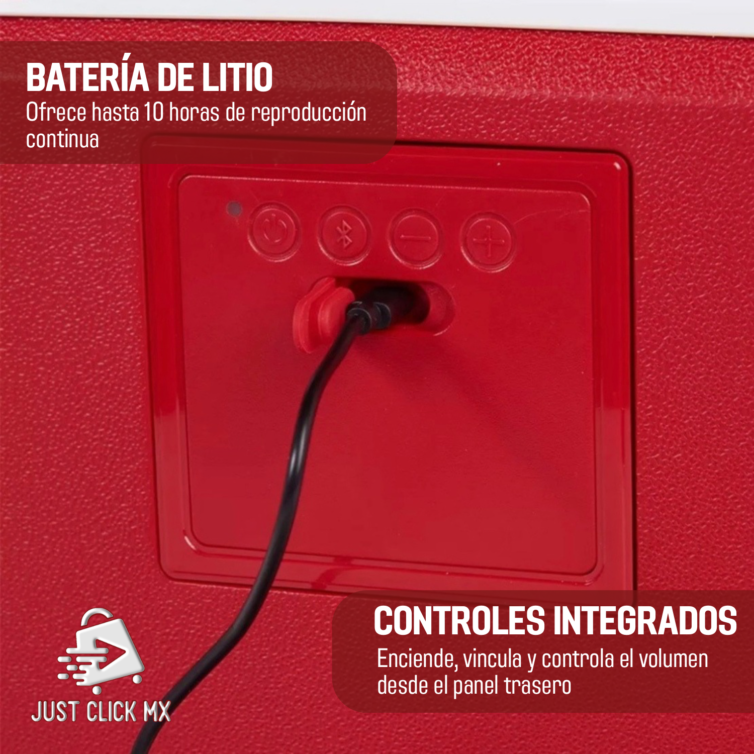 Hielera Igloo Con Bocina Integrada Portátil Kooltunes 13L-JUSTCLICK MX