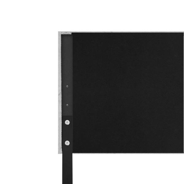Cabecera King Size Raya Vertical Rosa 3 en 1 Moderna