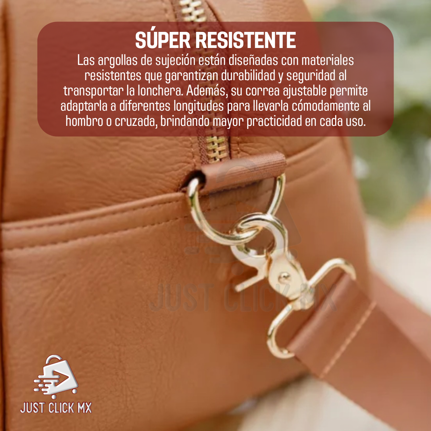 Lonchera Térmica Igloo Luxe Piel Vegan Con 3 Topers + Correa-JUSTCLICK MX