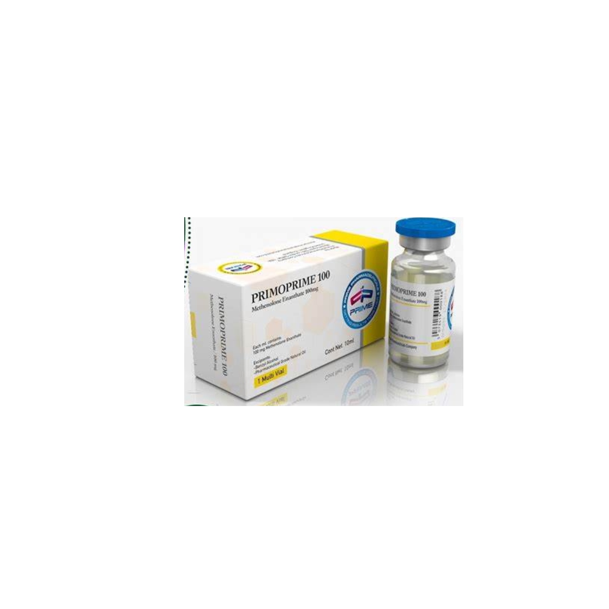 PRIMOPRIME - Metenolona - Inyectable - 100mg/ml 10ml - Prime Pharmaceuticals - Definición magra sin retención con músculo estético de alto nivel