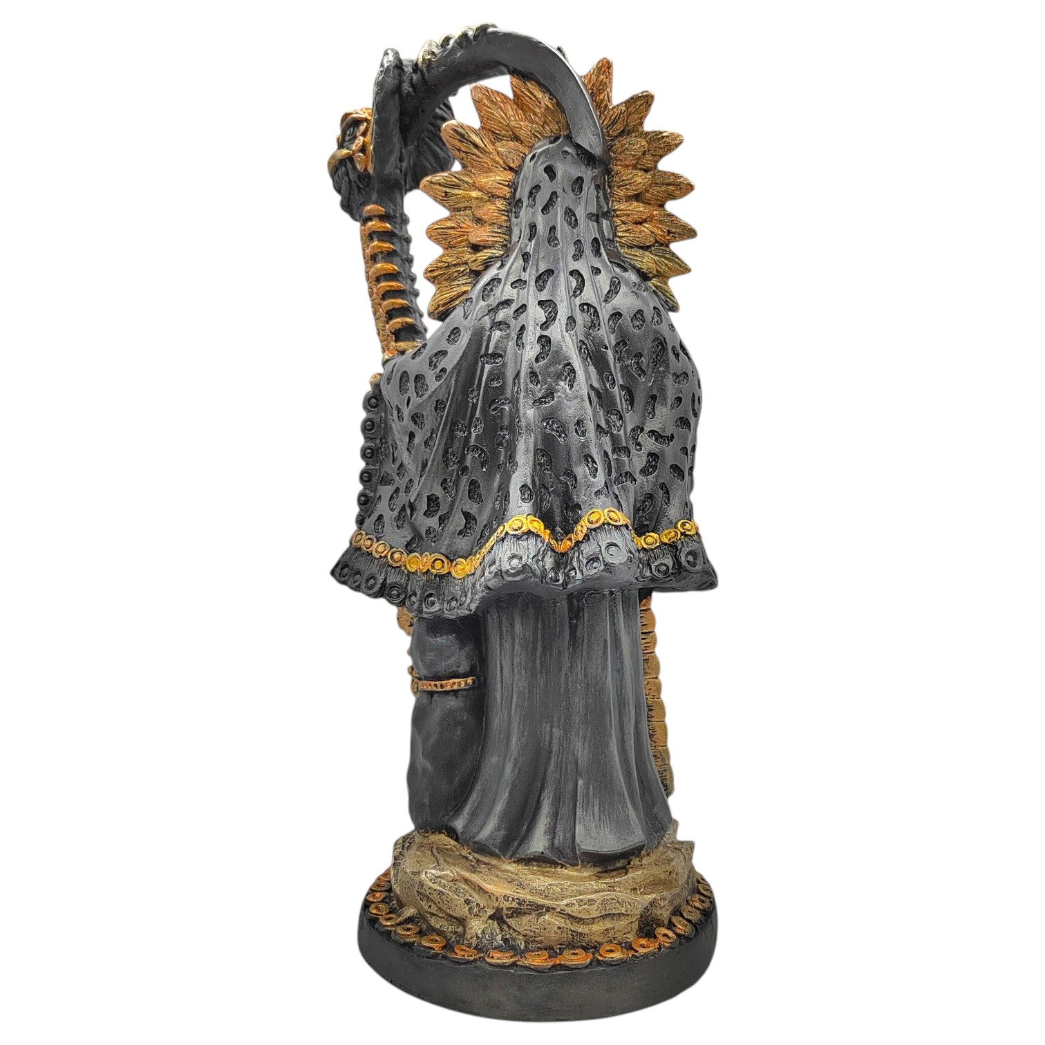 Santa Muerte Azteca 41cm (Negro)