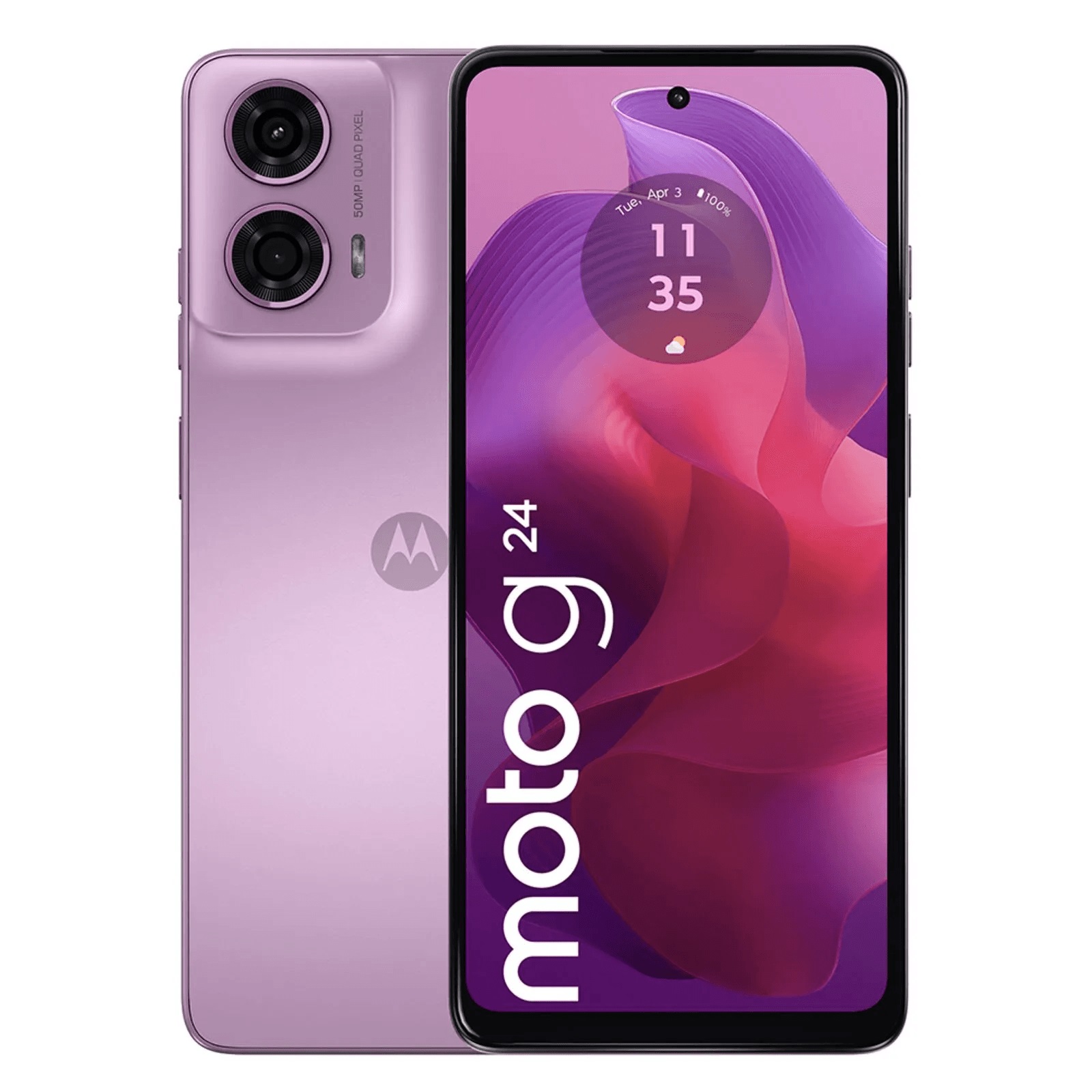 Motorola G24 128Gb 4Ram Color Rosa Dualsim Nuevo Libre