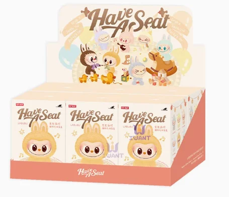 Pop Mart - Labubu Caja Misteriosa Autentica, Series Have a Seat, Caja con 6 Figuras Originales