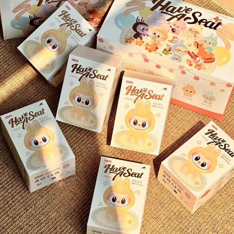 Pop Mart - Labubu Caja Misteriosa Autentica, Series Have a Seat, Caja con 6 Figuras Originales