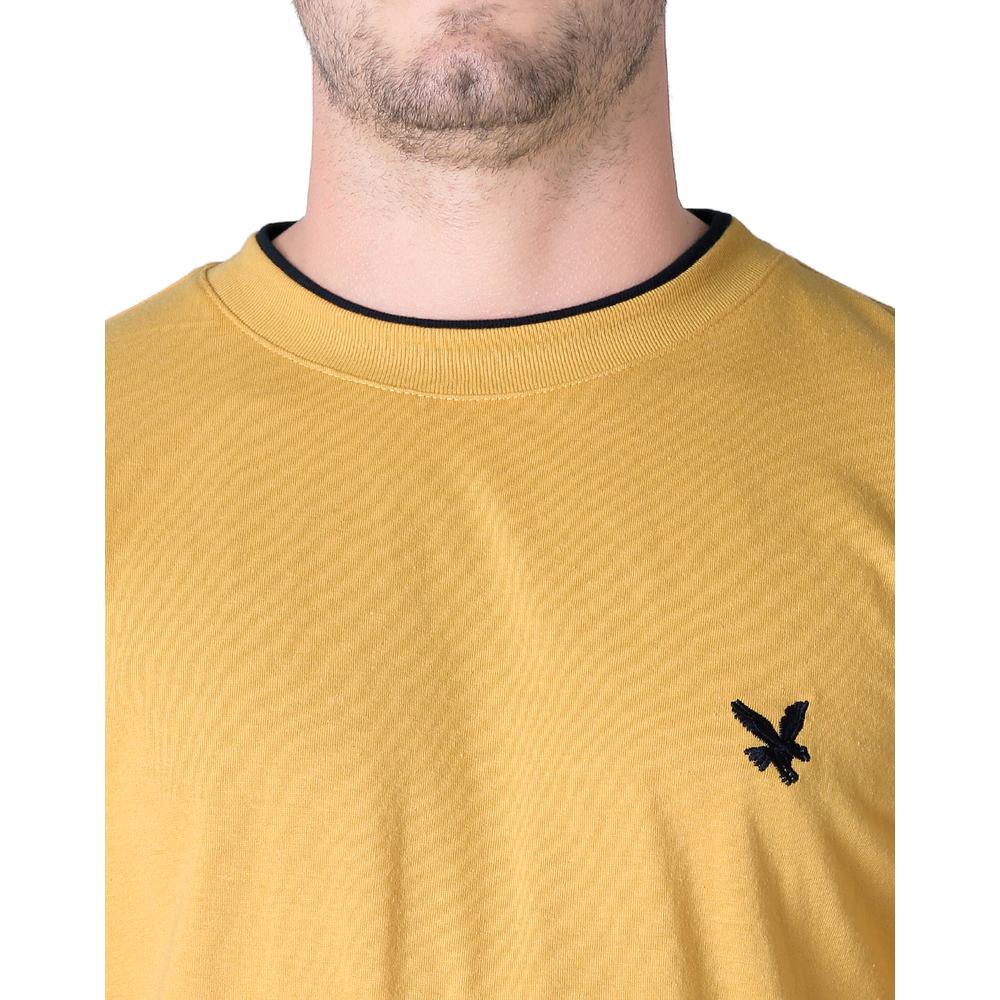 Playera Hombre Básico Camiseta Mostaza Stfashion 61704610