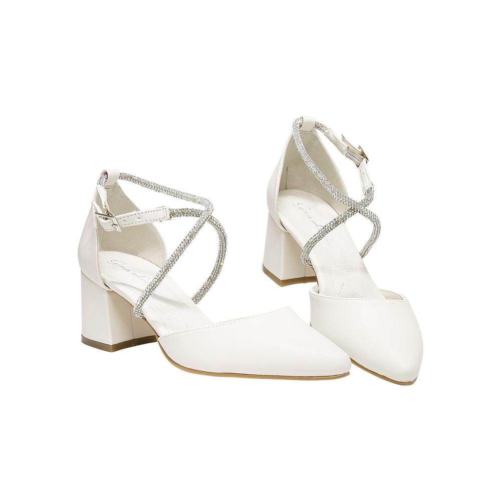 Zapatilla Mujer Tacon Crema Gina Loren 23804103