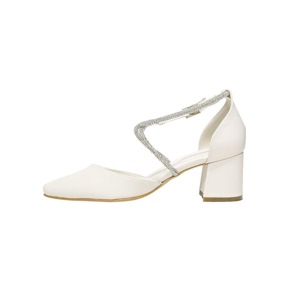 Zapatilla Mujer Tacon Crema Gina Loren 23804103