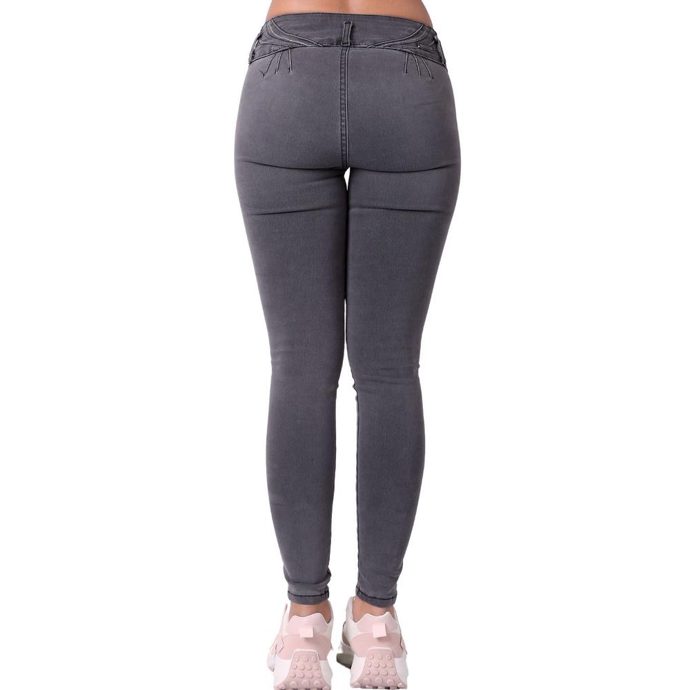 Jeans Mujer Moda Gris Fergino 52905203
