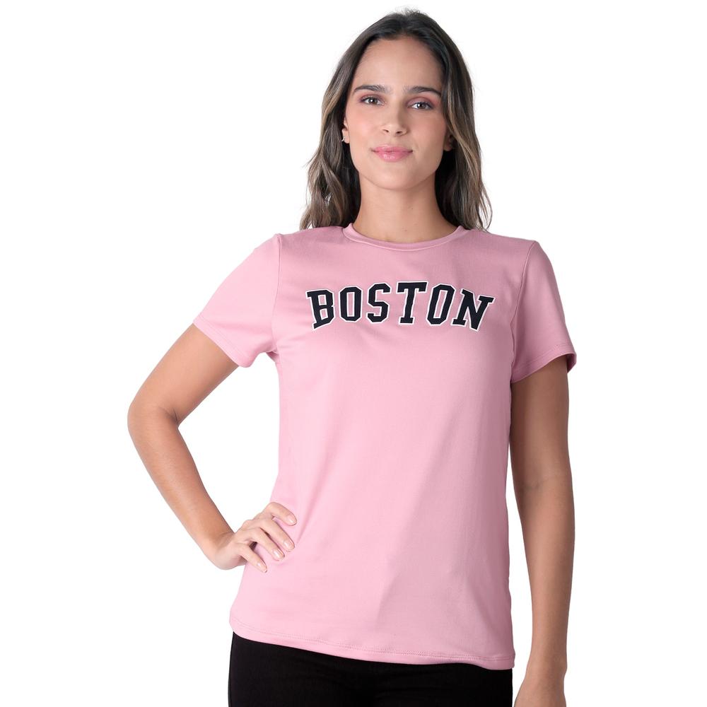Playera Mujer Moda Camiseta Rosa Aditivo 55205002