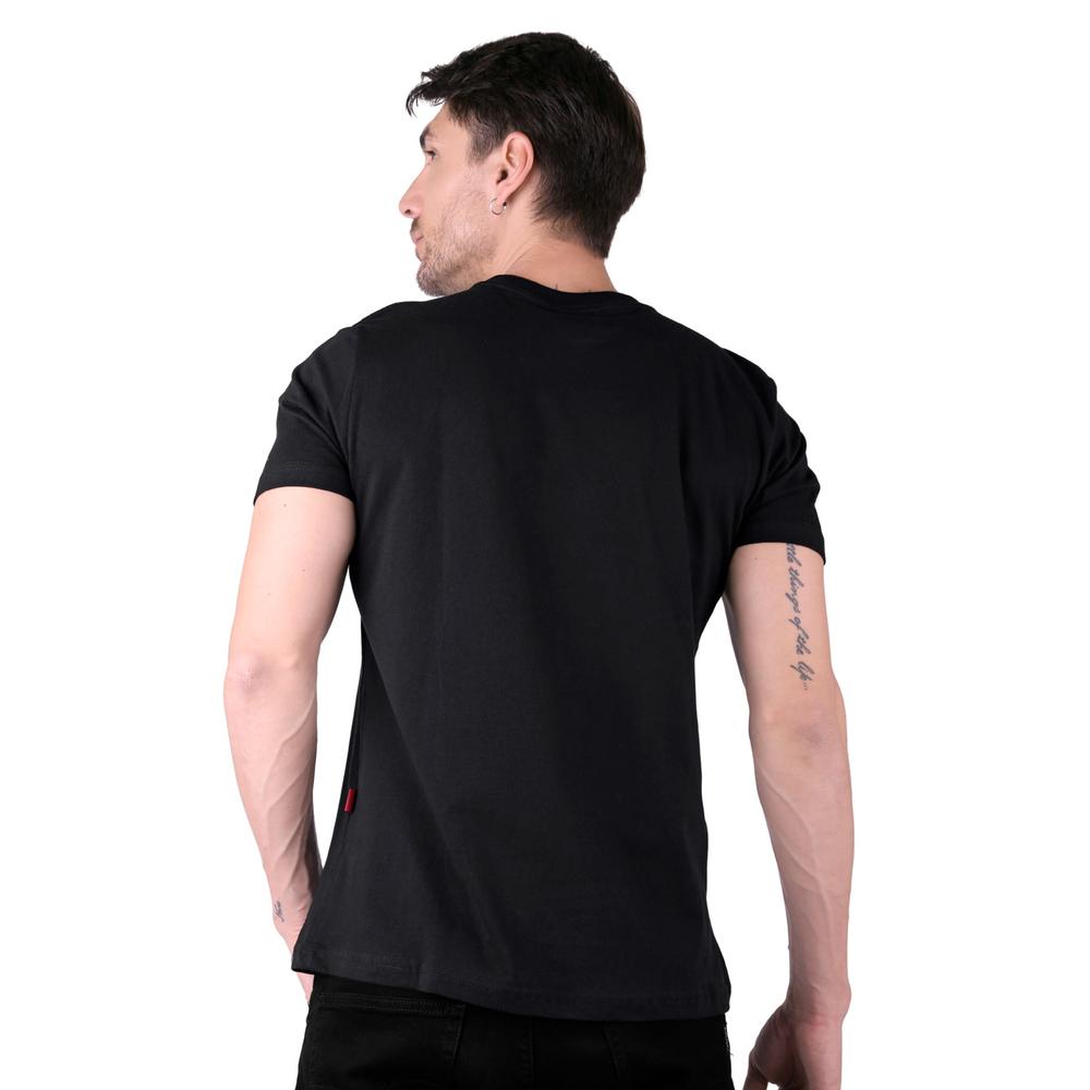 Playera Hombre Moda Camiseta Negro Aditivo 55205217