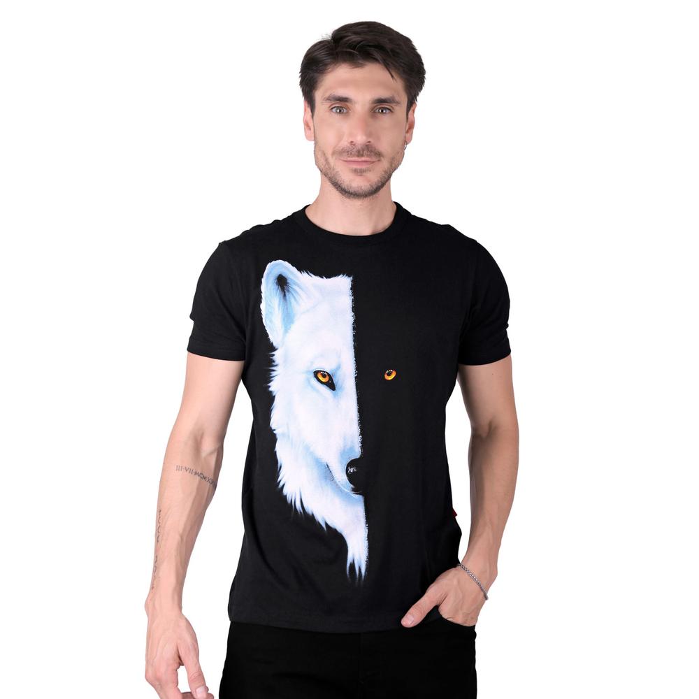 Playera Hombre Moda Camiseta Negro Aditivo 55205217