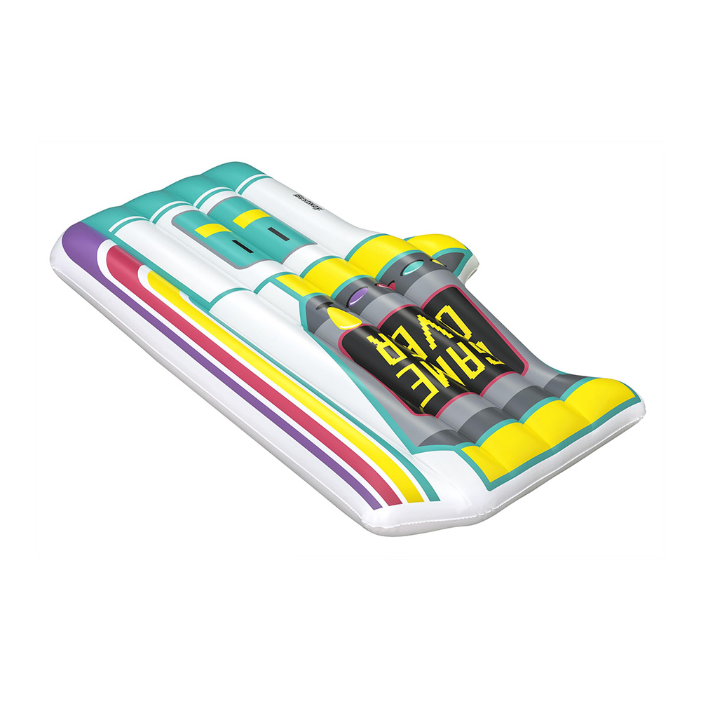 Inflable Salvavidas Montable Bestway Diseño Arcade 181 Cm Color Blanco