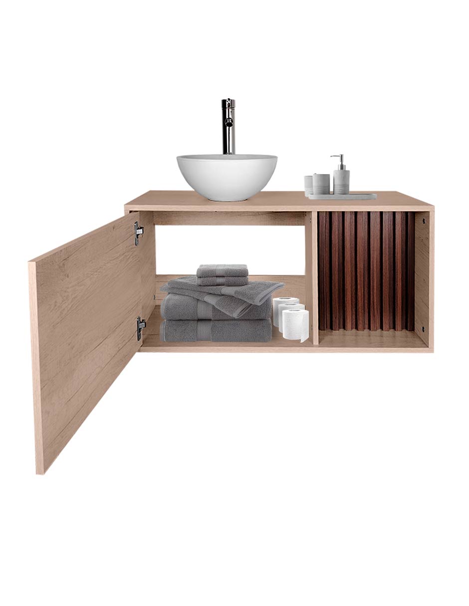 Gabinete Para Baño ARES Con Ovalin Y Monomando