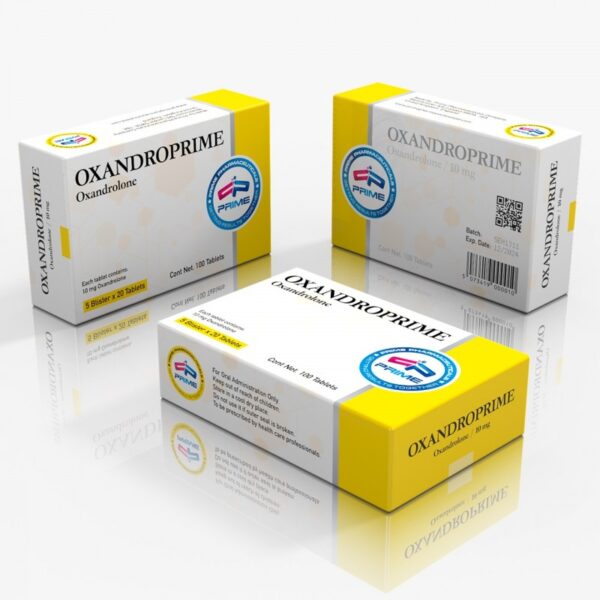 OXANDROPRIME - Oxandrolona - Oral - 10mg/tab 100 tabletas - Prime Pharmaceuticals - Definición fina, fuerza limpia y estética sin retención