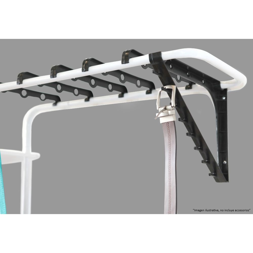 Closet Armable Konekte 5 Repisas Metal Sólido Resistente color Blanco.