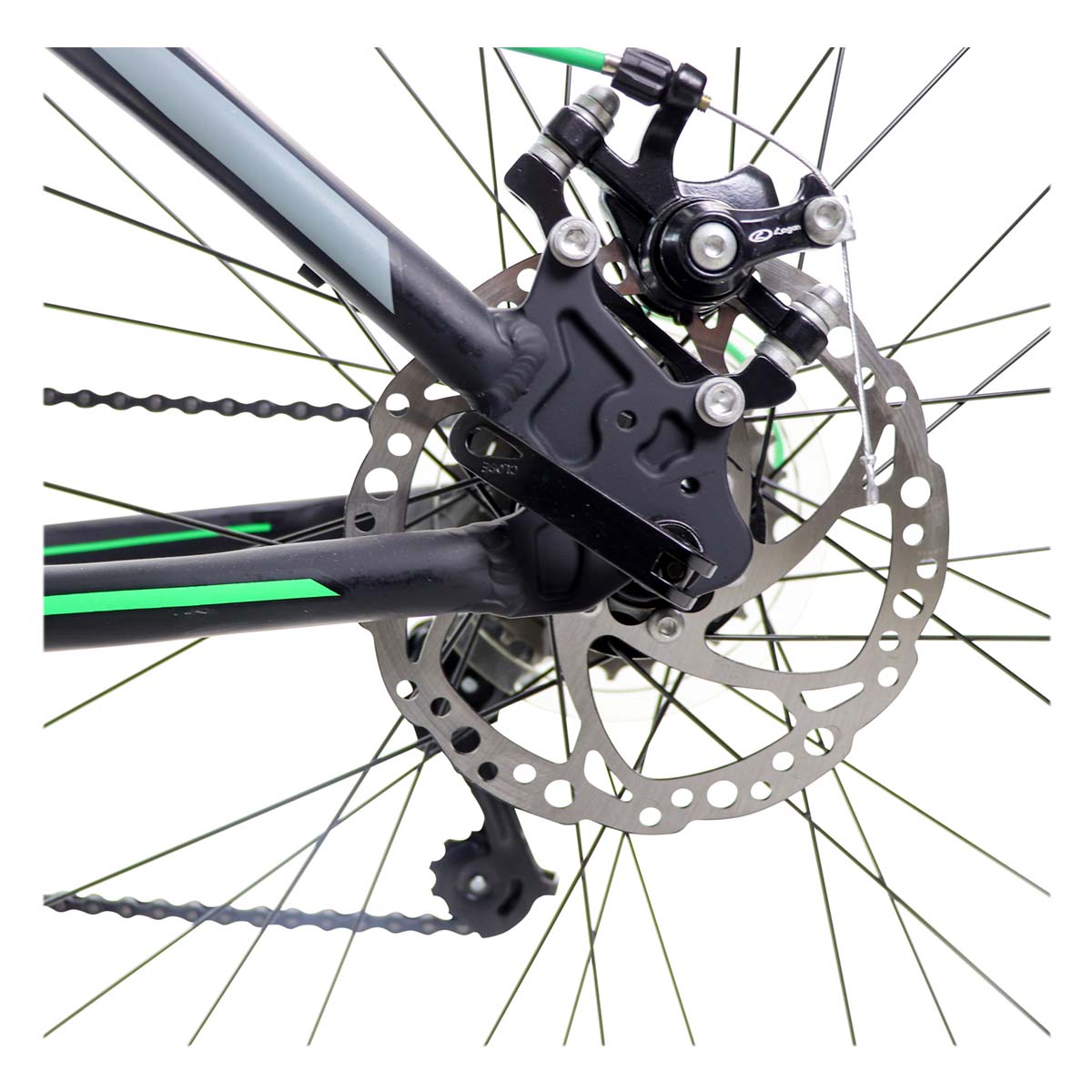 Bicicleta  XC-5000 Montaña R26  Aluminio 21V.Negro/Verde