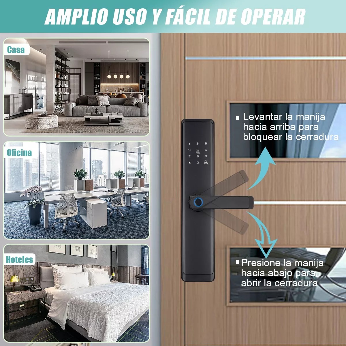 Cerradura Inteligente Electrónica Wifi, Chapas Smart Lock