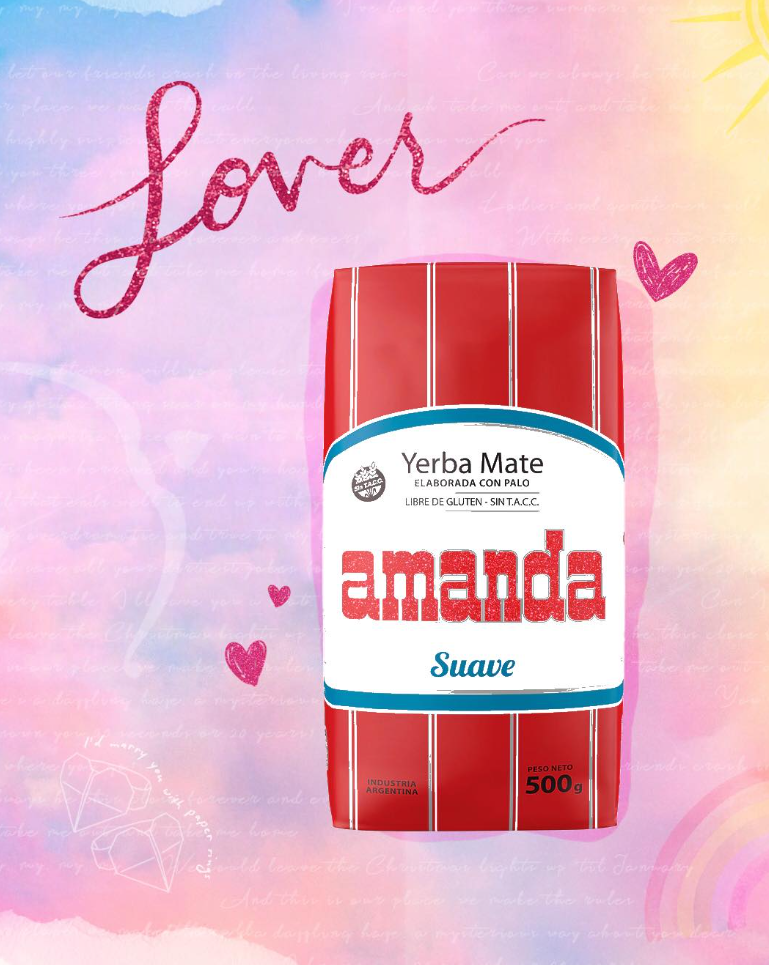 Yerba Mate Amanda Suave 500 g