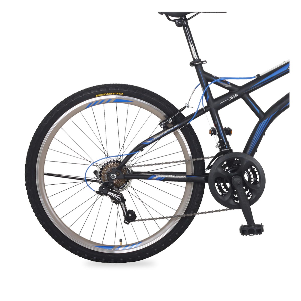 Bicicleta FIRE BACK Montaña  R26 Acero 21V.  Azul/Verde  Hombre
