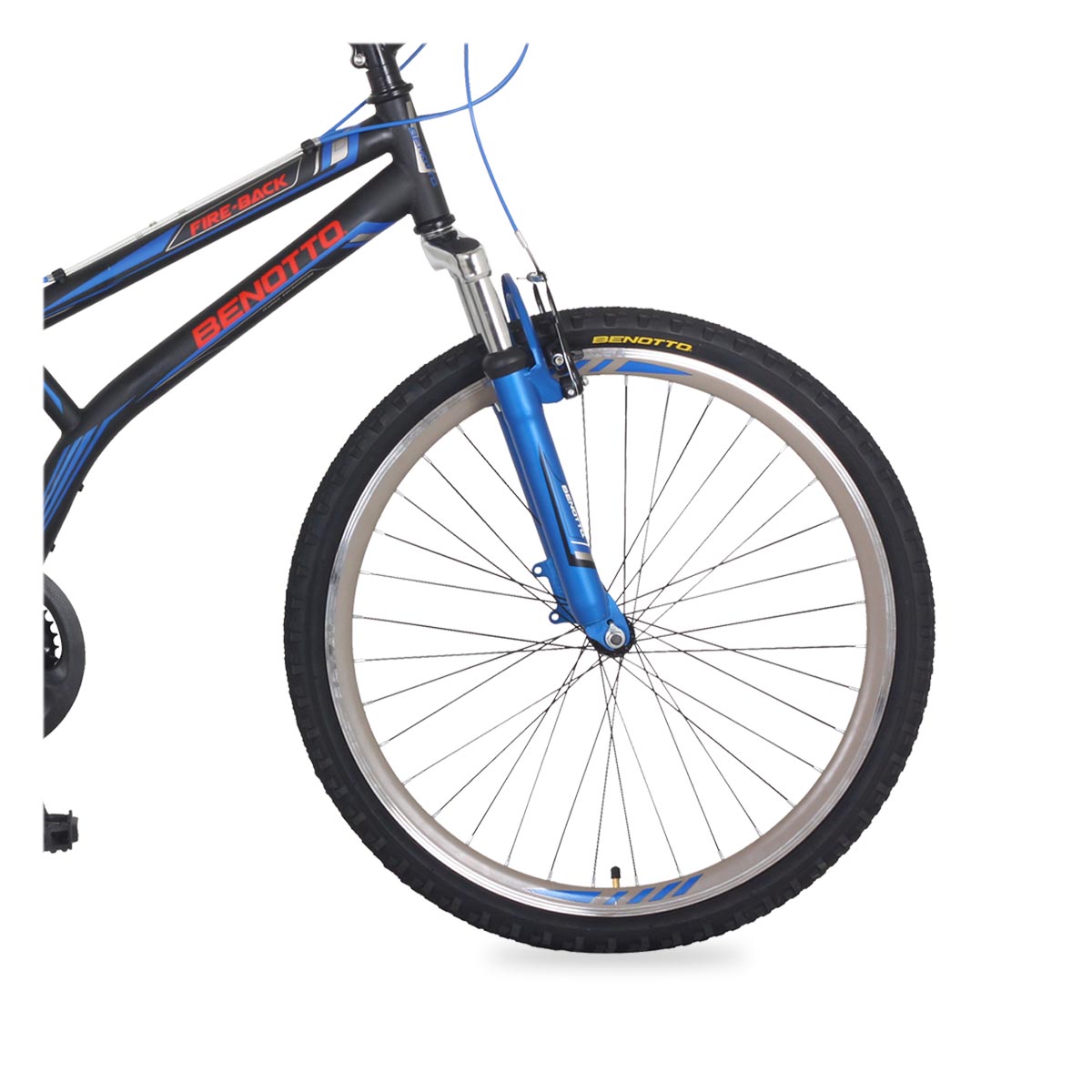 Bicicleta FIRE BACK Montaña  R26 Acero 21V.  Azul/Verde  Hombre