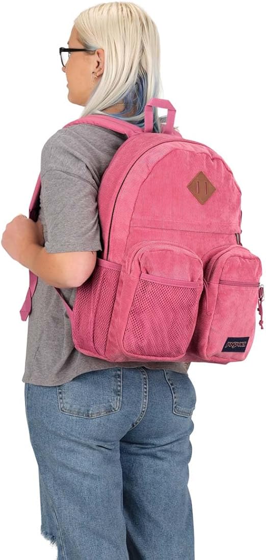 Mochila Unisex JanSport Grandby Remix Pana Mauve Haze Compartimentos