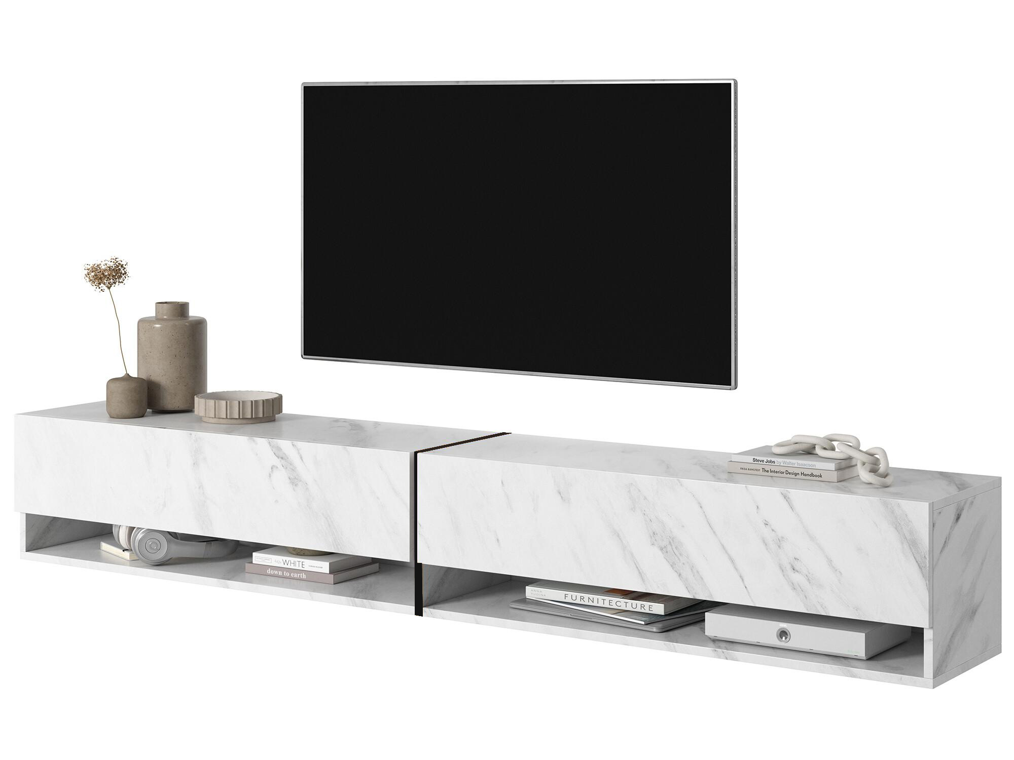 Mueble TV Mueble Mármol Blanco