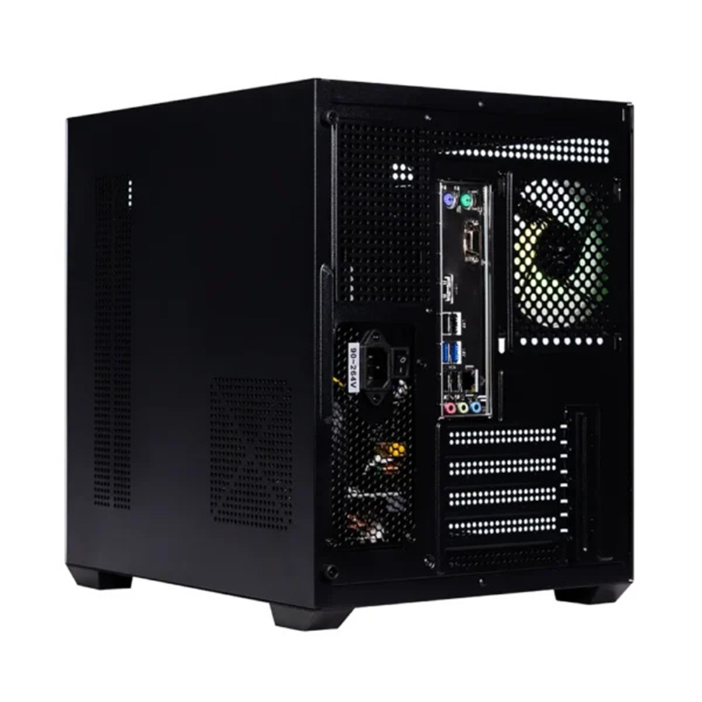 GABINETE NACEB STARFALL GAMER M-ATX RGB 3VENT S/FUENTE CRISTAL NEGRO NA-0636N