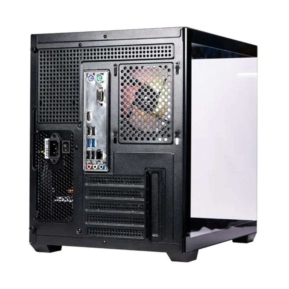 GABINETE NACEB STARFALL GAMER M-ATX RGB 3VENT S/FUENTE CRISTAL NEGRO NA-0636N