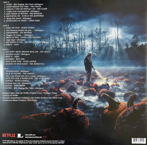 Stranger Things Season 1 Y 2 Soundtrack 2 Lp Vinyl + Poster