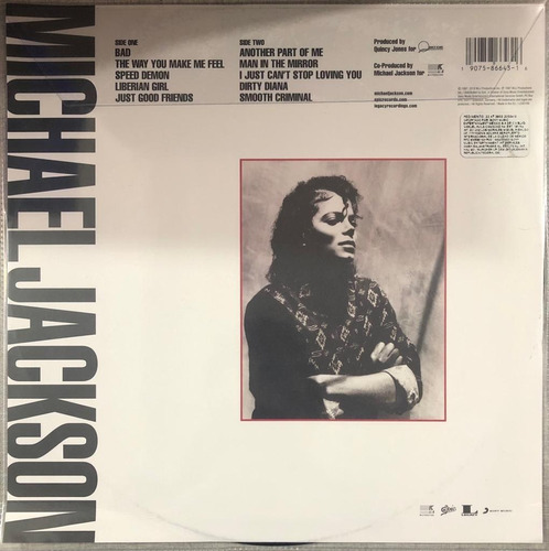 Michael Jackson Bad Disco Acetato Lp Vinyl