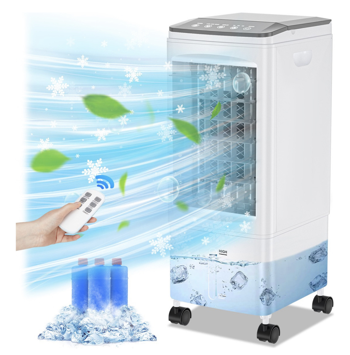 Enfriador De Aire Acondicionado Portátil Ventilador Frio 6l