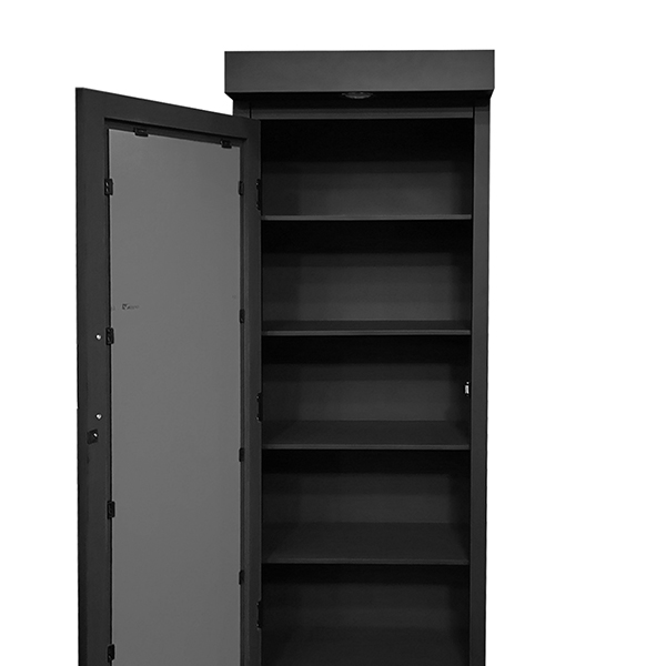 Zapatera closet reinicia 21 muebles puerta abatible 1 cajón iluminación led Gabriela. 