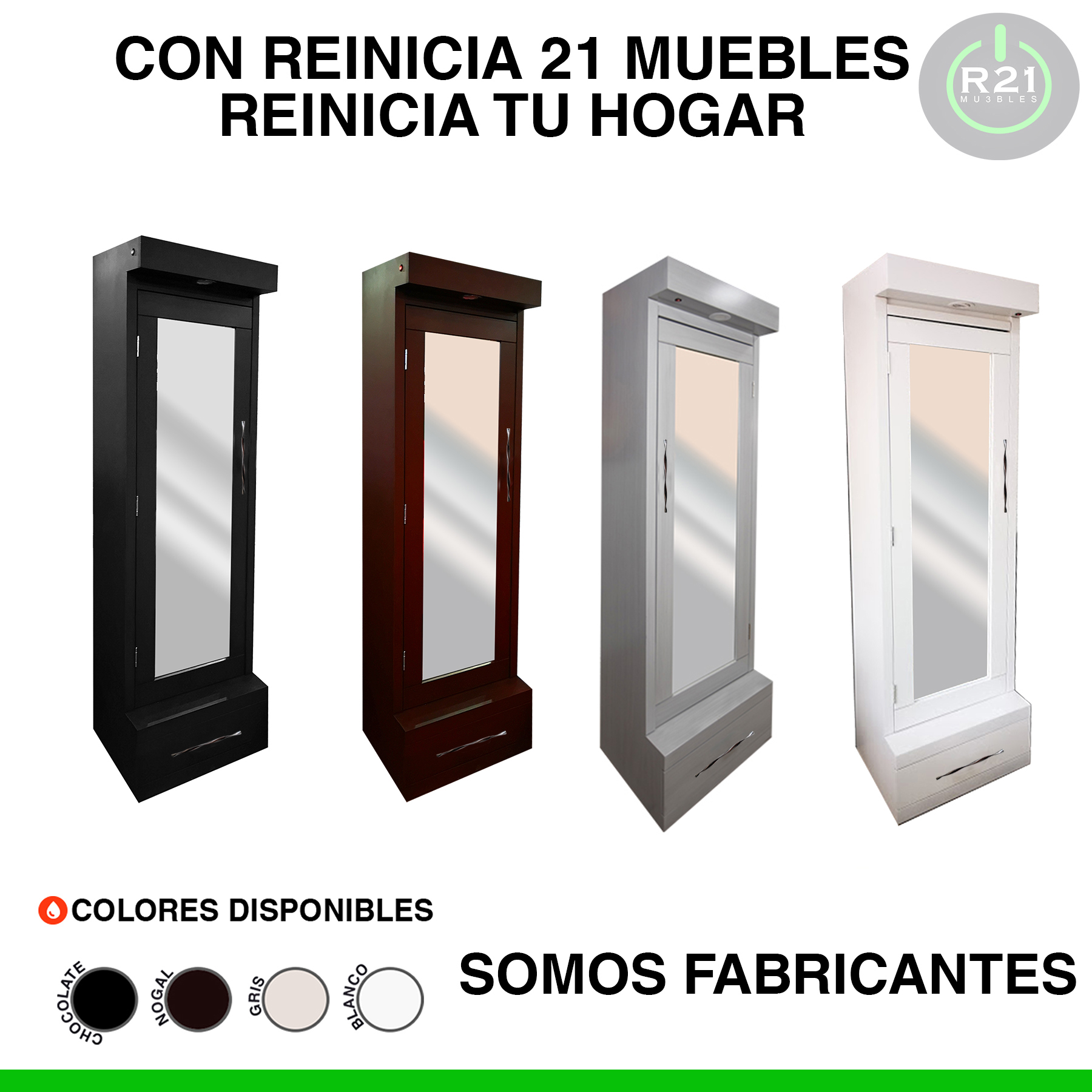 Zapatera closet reinicia 21 muebles puerta abatible 1 cajón iluminación led Gabriela. 