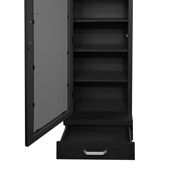 Zapatera closet reinicia 21 muebles puerta abatible 1 cajón iluminación led Gabriela. 