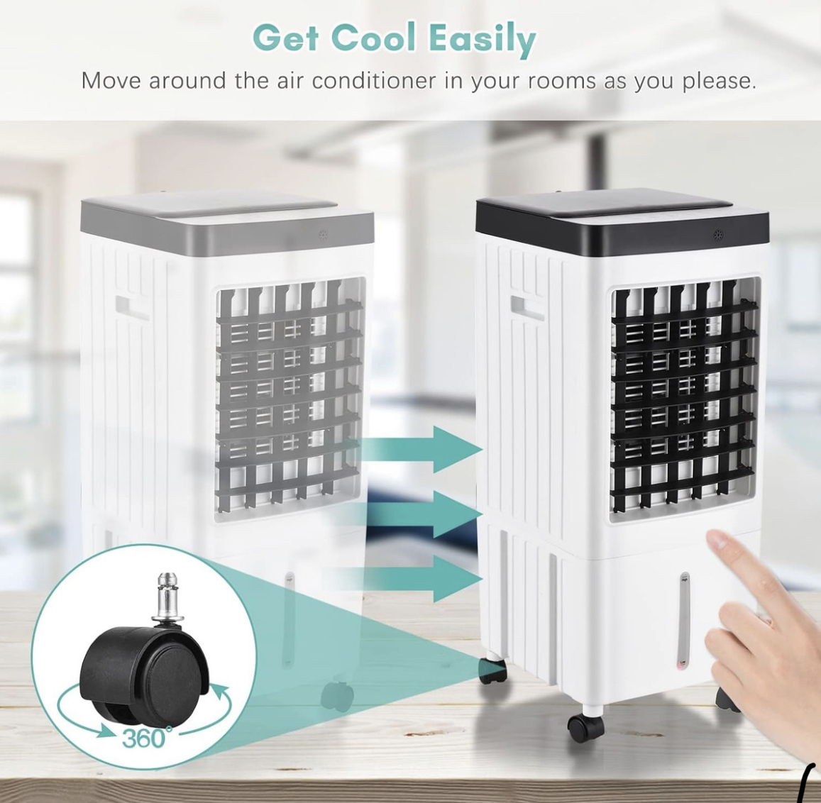 Enfriador De Aire Acondicionado Portátil Ventilador Frio