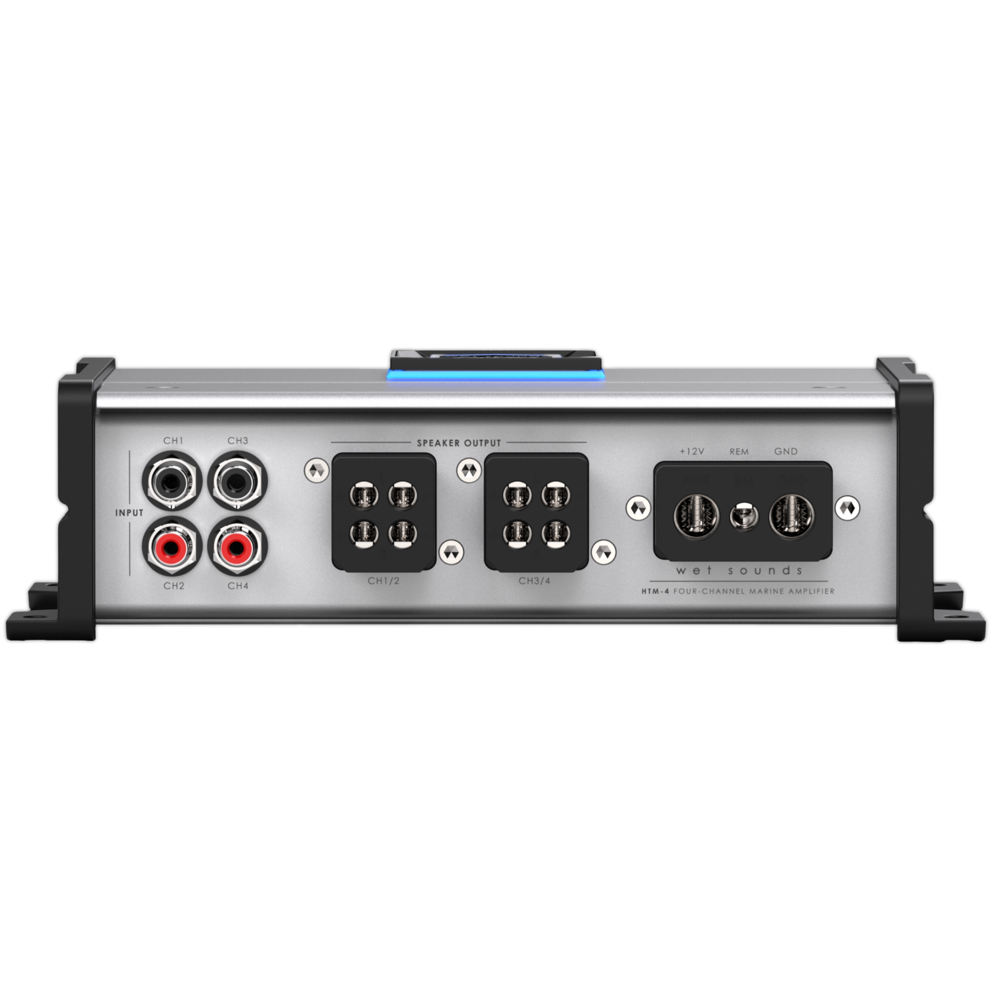 Amplificador Marino 4 Canales Wet Sounds HTM-4 Clase D