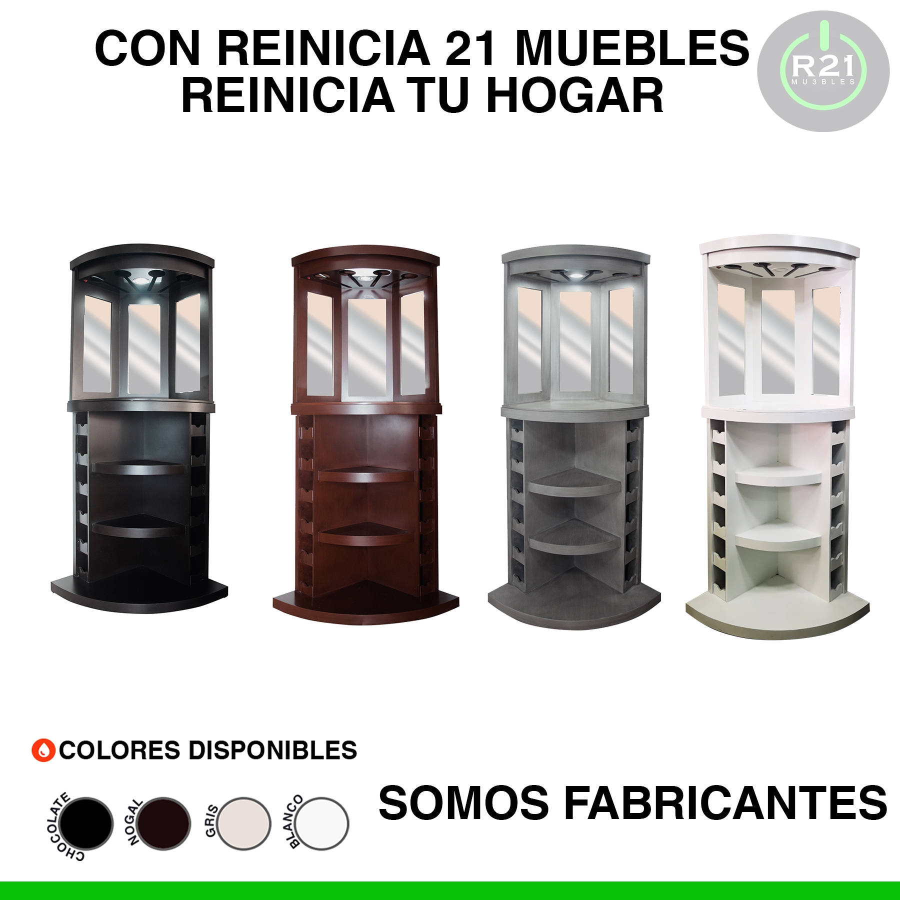 Cantina Esquinera Diseño Elegante Amplio Espacio de Almacenaje